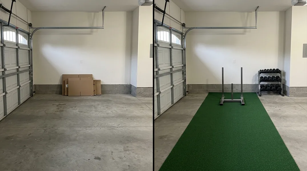 Result artificial grass installation in Knoxville - Knoxville Turf Installation