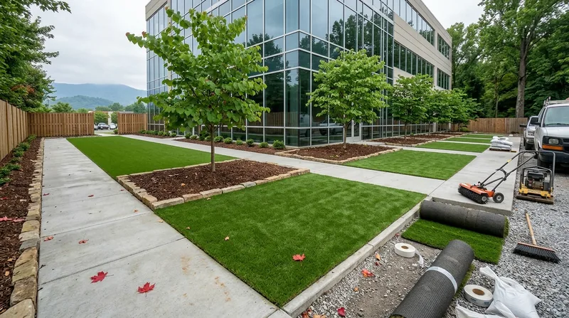 Commercial Artificial Grass Installation Knoxville
